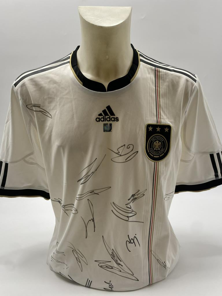 Germany World Cup 2010 Jersey, Team Signed, DFB, Adidas, XL