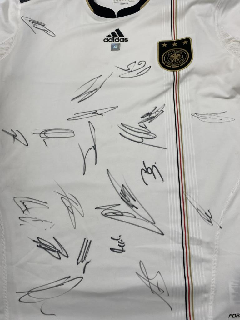 Germany World Cup 2010 Jersey, Team Signed, DFB, Adidas, XL