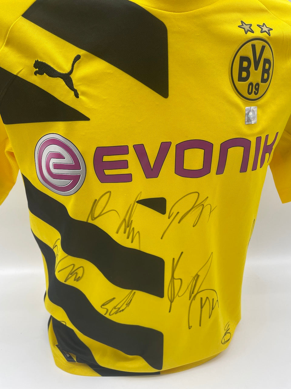 BVB Trikot 2014/2015 Teamsigniert Borussia Dortmund Bundesliga COA Neu Puma M