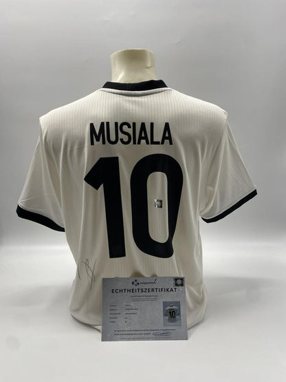 DFB Trikot Jamal Musiala signiert COA Deutschland Autogramm Adidas XL