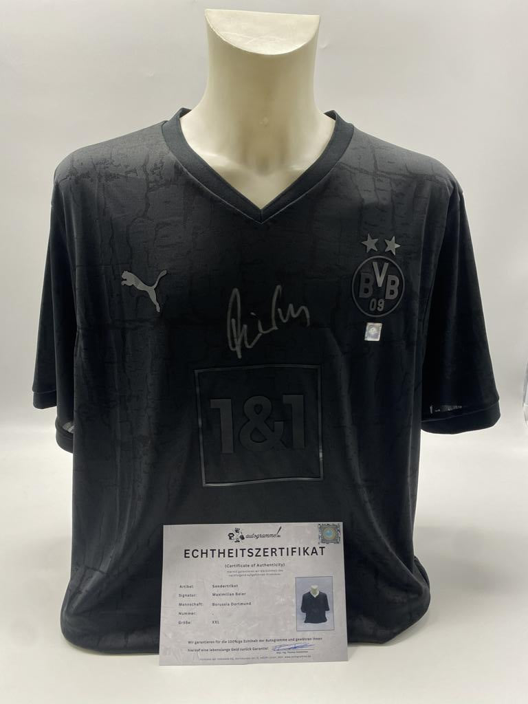 Borussia Dortmund special edition jersey signed by Maximilian Beier, autographed by Puma BVB XXL
