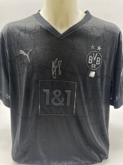 Borussia Dortmund special edition jersey Felix Nmecha signed autograph Puma BVB XXL