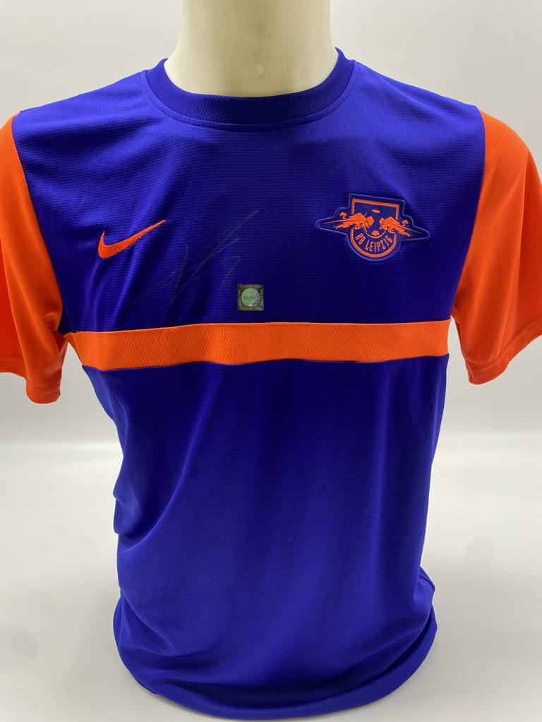 RB Leipzig Trikot Xavi Simons signiert COA Autogramm Fußball Nike M