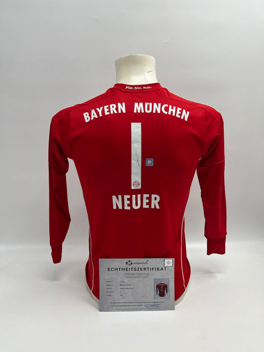 Bayern München Trikot Manuel Neuer signiert Deutschland Autogramm COA 152