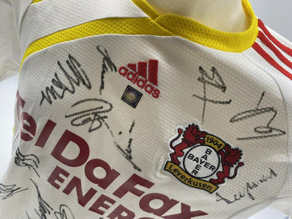 Bayer Leverkusen Trikot Saison 2009/2010/2011 Teamsigniert Autogramm Adidas 176