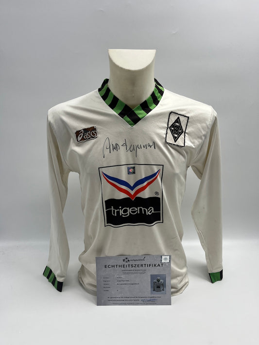 Borussia Mönchengladbach Trikot 1992/1993 Jupp Heynckes signiert Autogramm S