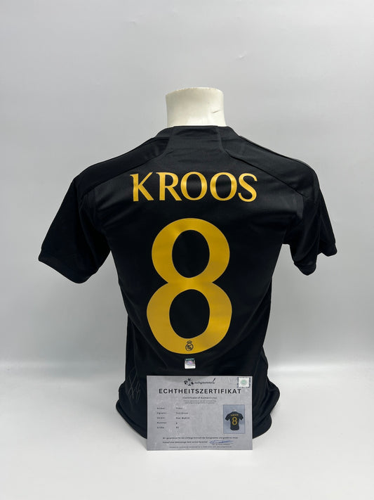 Real Madrid Trikot Toni Kroos signiert Adidas La Liga COA XS