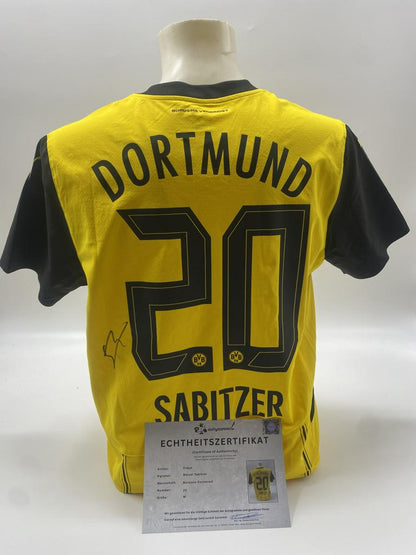 Borussia Dortmund Authentic Jersey Marcel Sabitzer signed BVB new Puma M