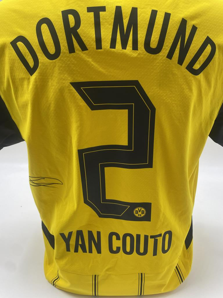 Borussia Dortmund Authentic Trikot Yan Couto signiert BVB neu Puma M