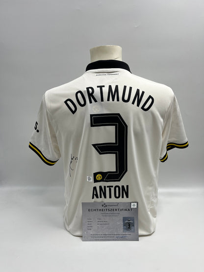 Borussia Dortmund Trikot Waldemar Anton signiert  BVB Autogramm Puma neu L