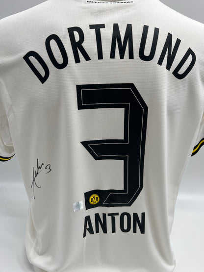 Borussia Dortmund Trikot Waldemar Anton signiert  BVB Autogramm Puma neu L