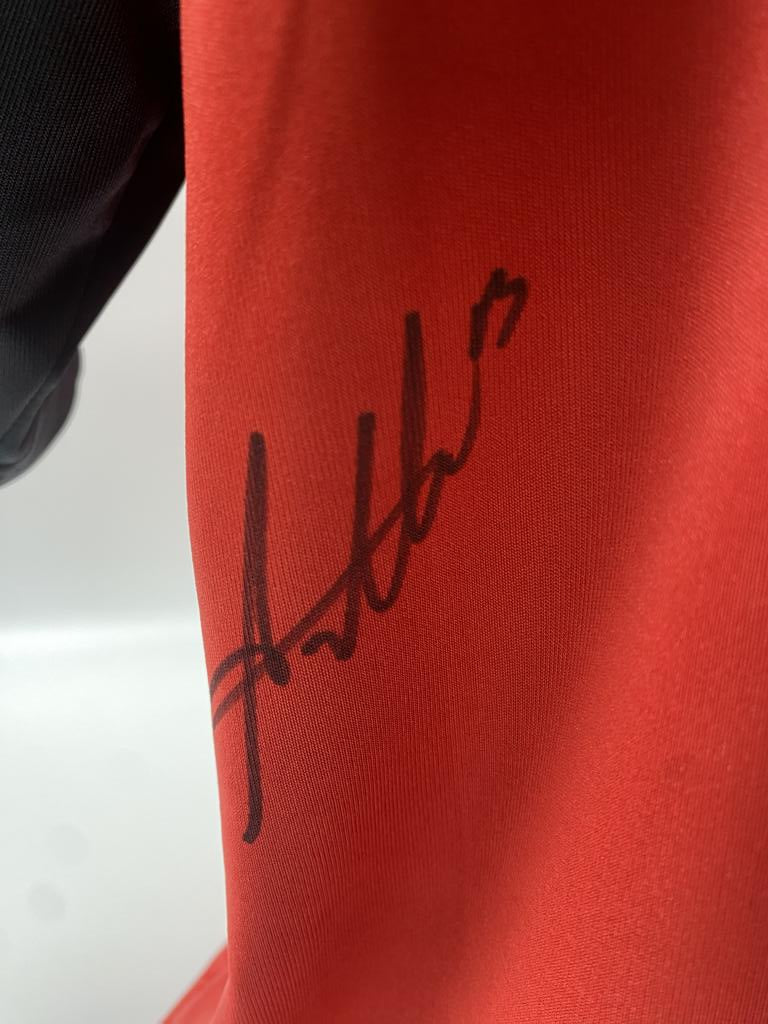Bayer Leverkusen Trikot Arthur signiert Autogramm Image Proof Castore XL