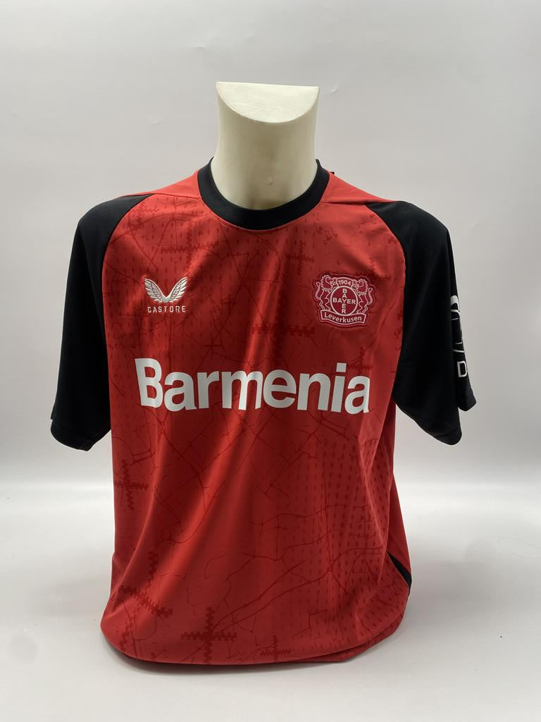 Bayer Leverkusen Trikot Arthur signiert Autogramm Image Proof Castore XL