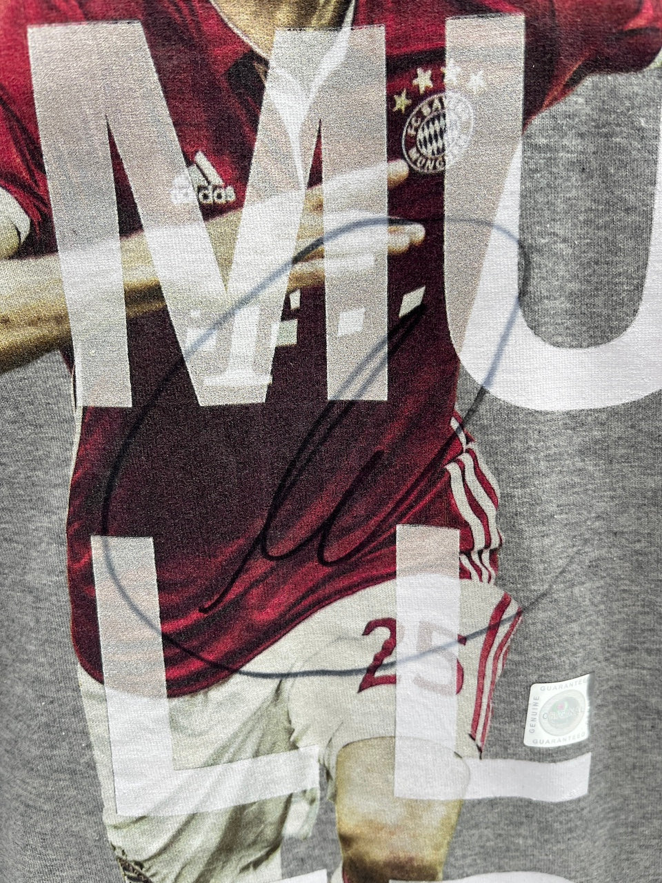 Bayern München T-Shirt Thomas Müller signiert Autogramme Bundesliga COA neu XL