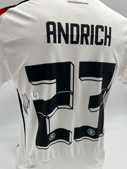 DFB Trikot Robert Andrich signiert Autogramme Deutschland Adidas S