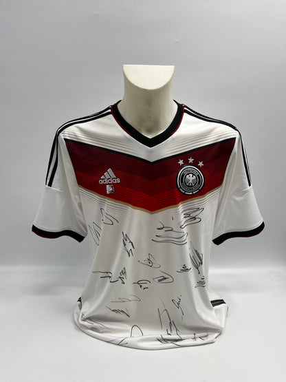 Deutschland Trikot WM 2014 Teamsigniert Fußball DFB Weltmeister Adidas L