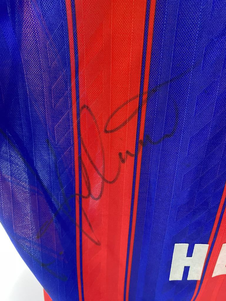 Bayern München Trikot Thomas Helmer signiert Autogramm Adidas XL
