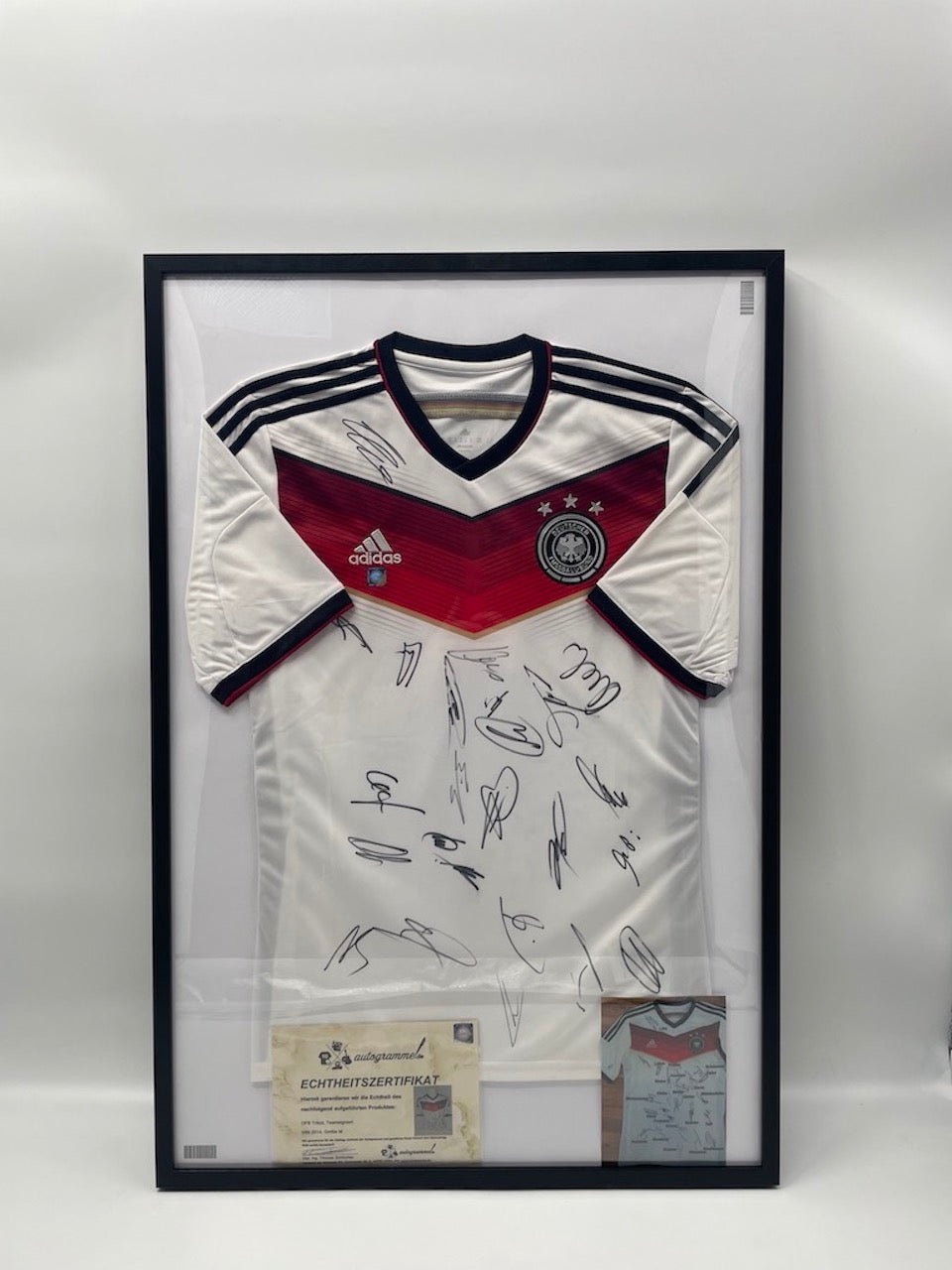 Germany Jersey EM 2016 Team Signed Autograph DFB Adidas New COA XL