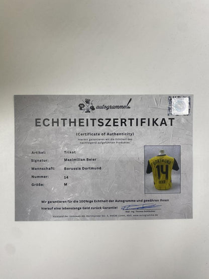 Borussia Dortmund Authentic Trikot Maximilian Beier signiert BVB neu Puma M