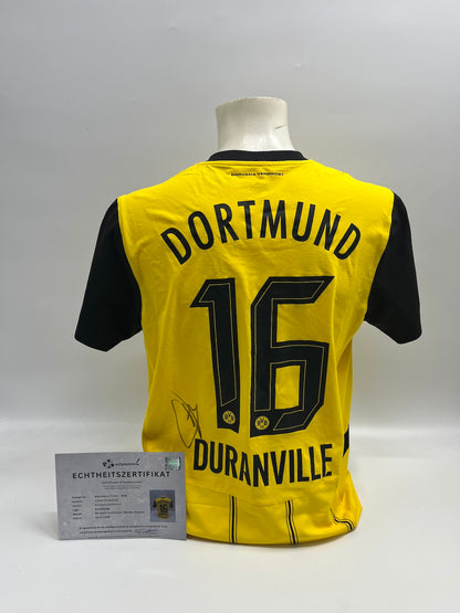 Matchworn Dortmund Trikot getragen und signiert von Julien Duranville 25.01.2025