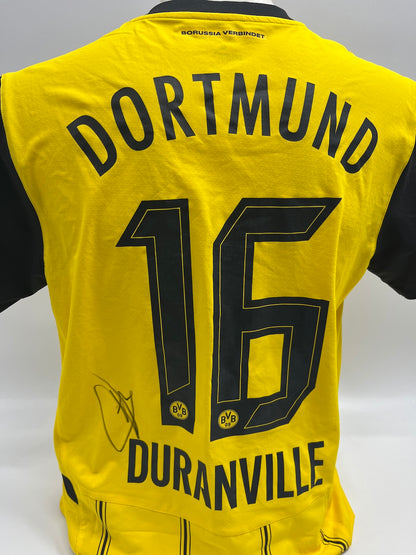 Matchworn Dortmund Trikot getragen und signiert von Julien Duranville 25.01.2025