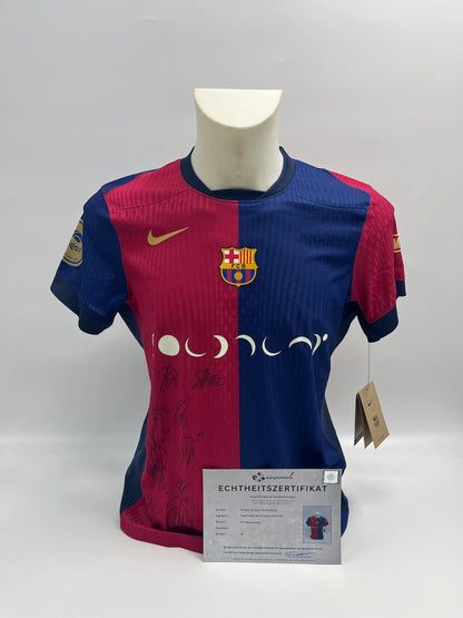 FC Barcelona x Coldplay Trikot 24/25 Teamsigniert limitiert Autogramm Nike M
