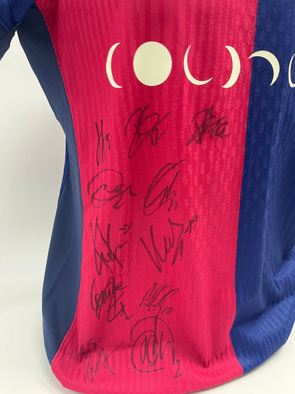FC Barcelona x Coldplay Trikot 24/25 Teamsigniert limitiert Autogramm Nike M