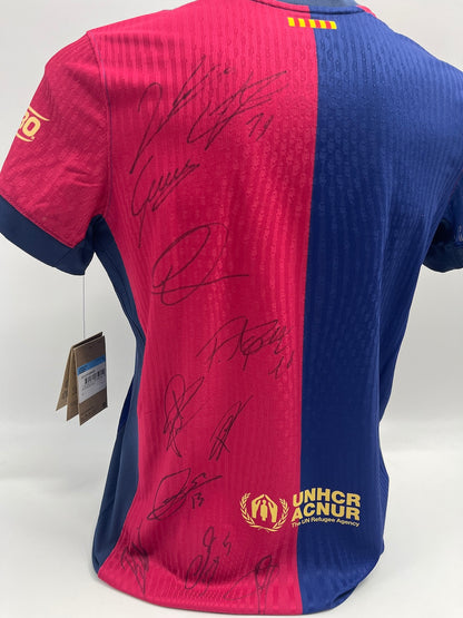 FC Barcelona x Coldplay Trikot 24/25 Teamsigniert limitiert Autogramm Nike M