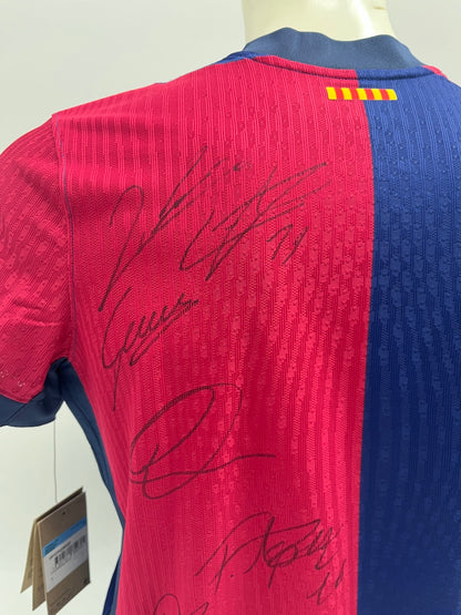 FC Barcelona x Coldplay Trikot 24/25 Teamsigniert limitiert Autogramm Nike M