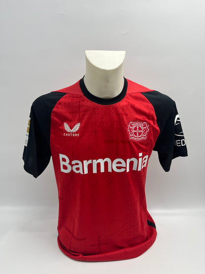 Bayer Leverkusen jersey signed by Alejo Sarco, autographed, Bundesliga M