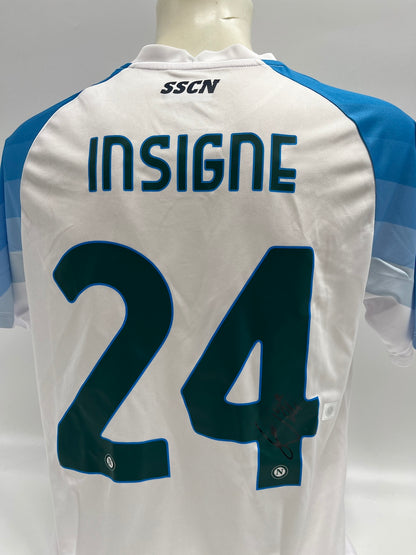 SSC Neapel Trikot Lorenzo Insigne signiert Italien Autogramm Fußball XL