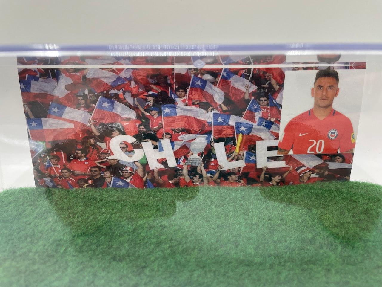 Fußballschuh Charles Aranguiz signiert Fußball Chile COA Schuh Neu