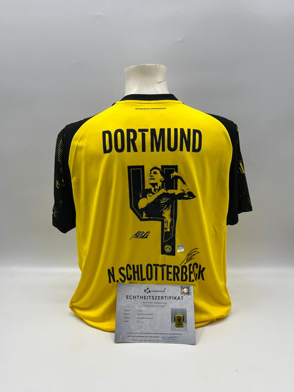 Borussia Dortmund Trikot Nico Schlotterbeck signiert BVB Puma COA XL