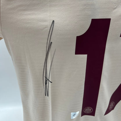 Bayern München Damentrikot Michael Olise signiert Autogramm Adidas COA L