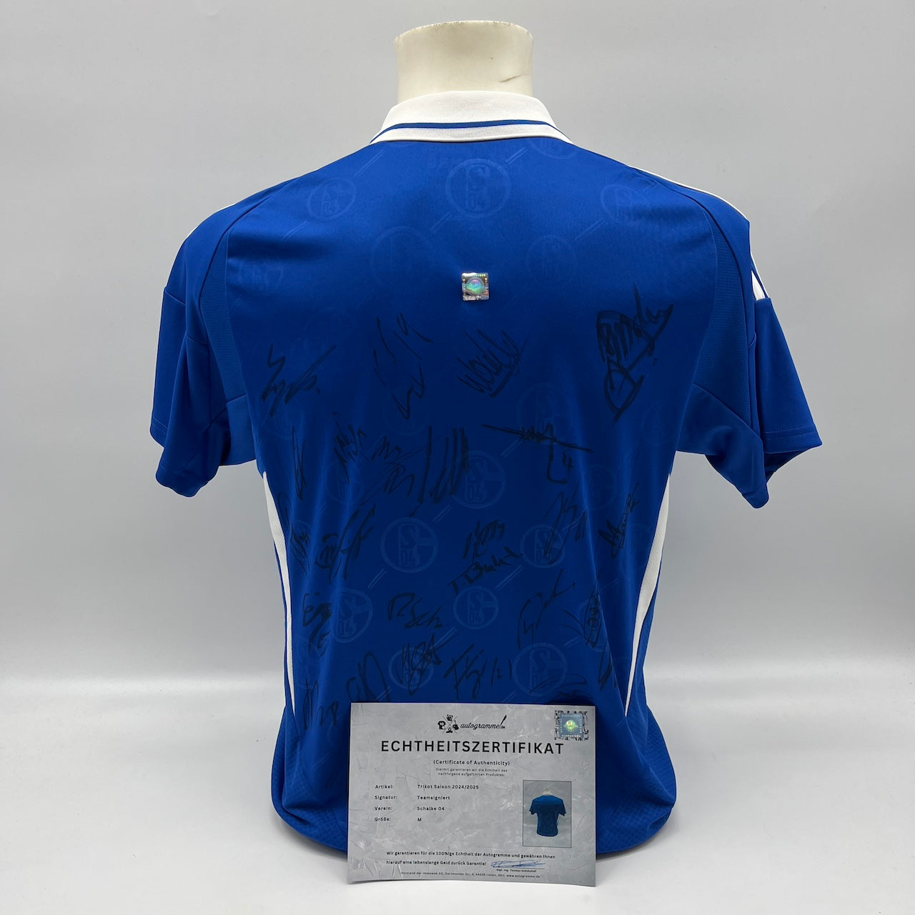 Schalke 04 Trikot 2024/2025 Teamsigniert COA Bundesliga M