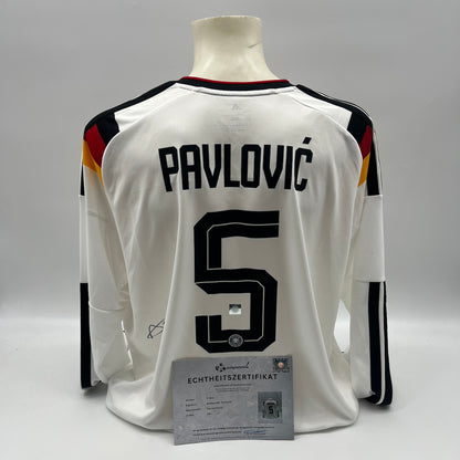 DFB Trikot Aleksandar Pavlovic signiert Autogramme Adidas COA neu 2XL