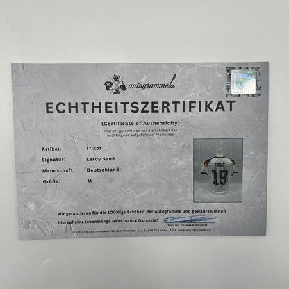 DFB Trikot Leroy Sane signiert Autogramme Adidas COA neu M