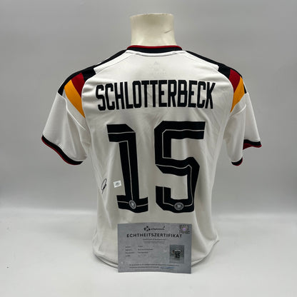 DFB Trikot Nico Schlotterbeck signiert Autogramme Adidas COA neu L