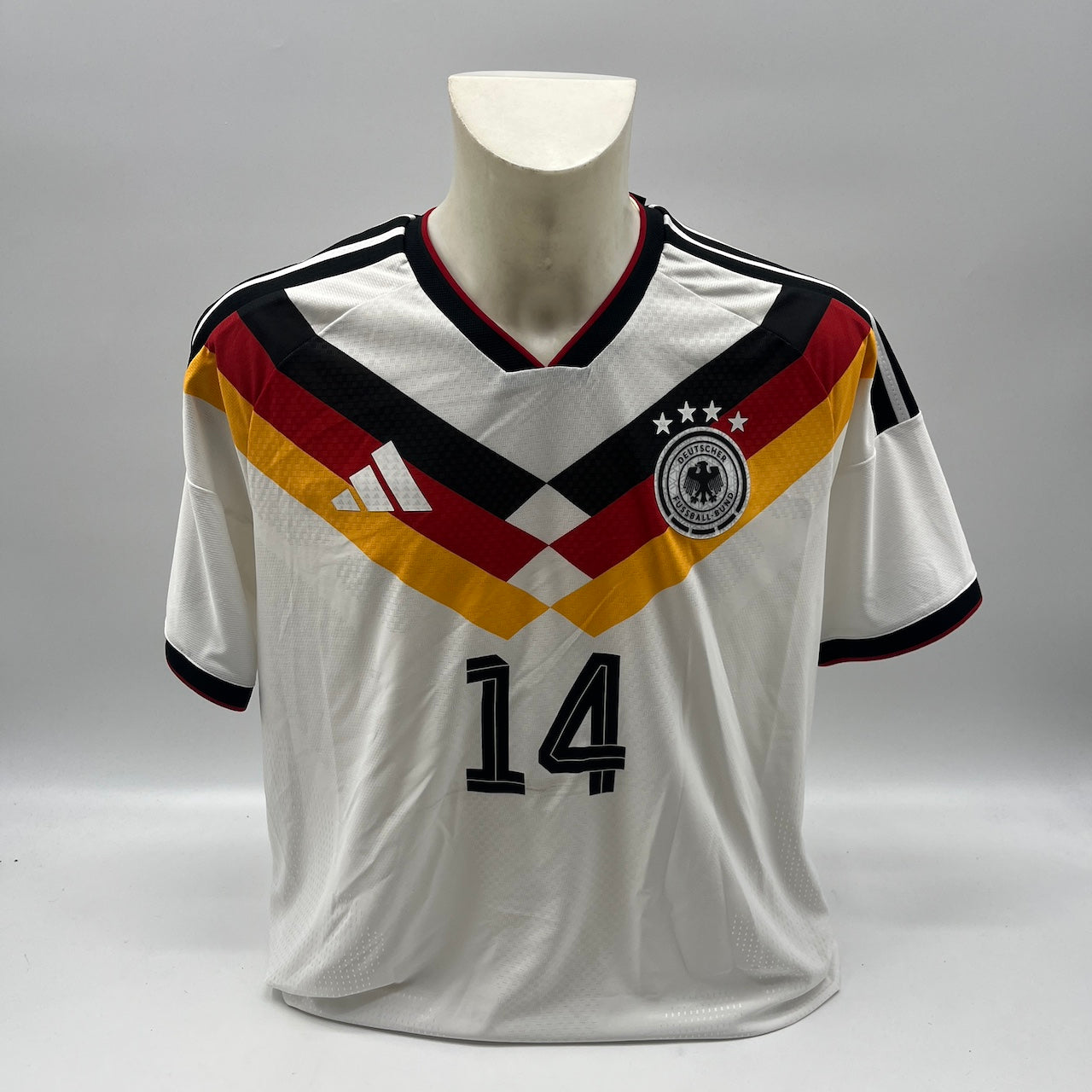 DFB Trikot WM 2026 Karim Adeyemi signiert Autogramm Adidas COA XL