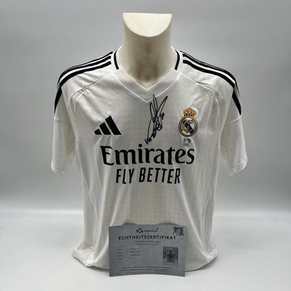 Real Madrid Trikot Eden Hazard signiert Autogramm Adidas COA L