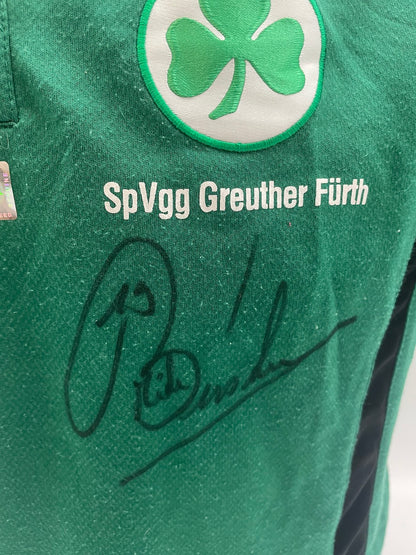 Greuther Fürth Poloshirt Michael Büskens Autogramm Bundesliga Hummel M