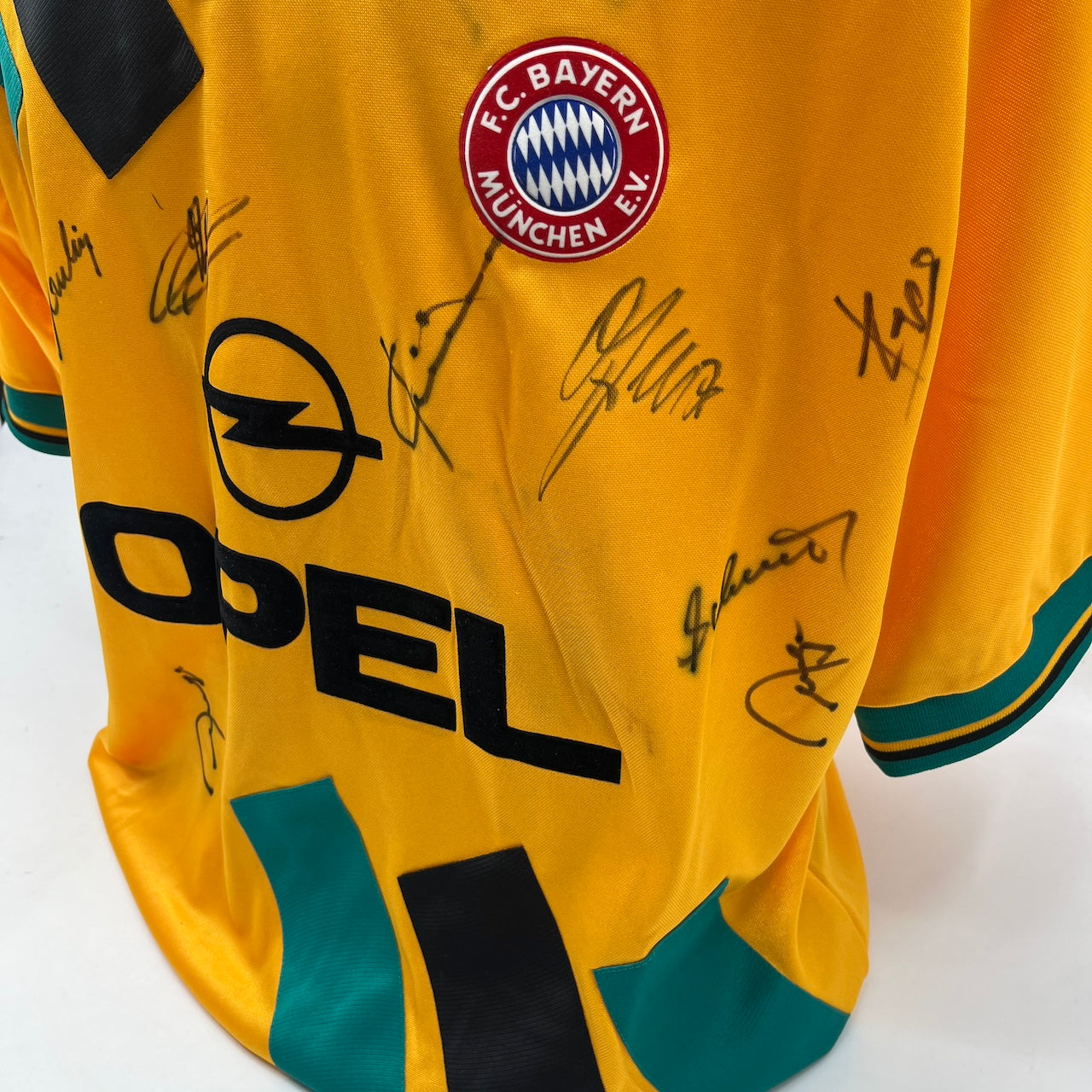 Bayern München Trikot 1994/1995/1996 Teamsigniert Bundesliga COA Adidas XL