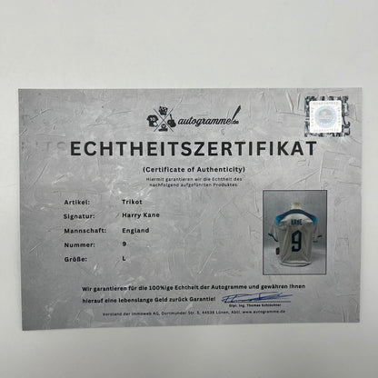 England Trikot Harry Kane signiert Autogramm Nike COA L