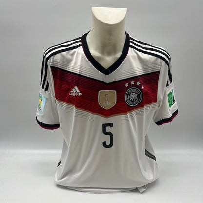 DFB Trikot WM 2014 Mats Hummels signiert Autogramme Adidas COA XL