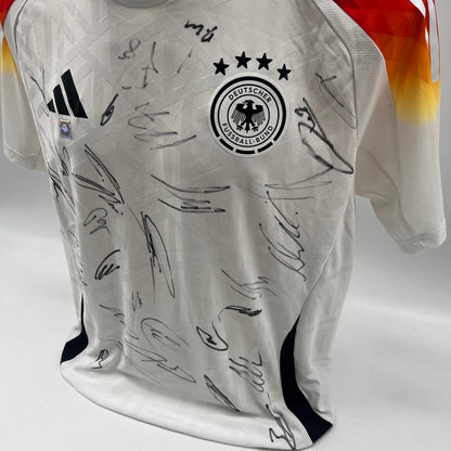 Deutschland Authentic-Trikot EM 2024 Teamsigniert DFB COA Adidas L