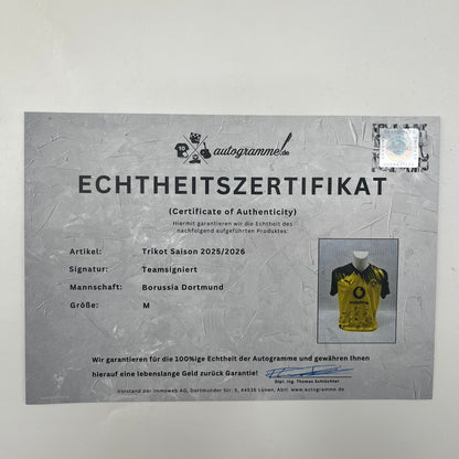 BVB Trikot 2025/2026 Teamsigniert Borussia Dortmund Puma M