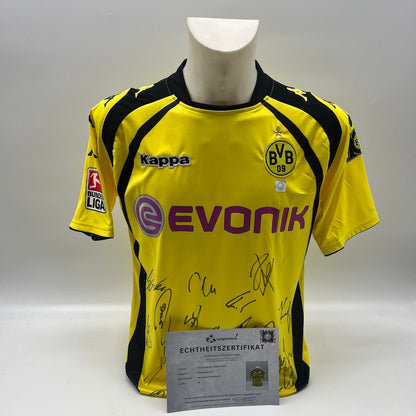 BVB Trikot 2009/2010 Teamsigniert Borussia Dortmund Kappa M