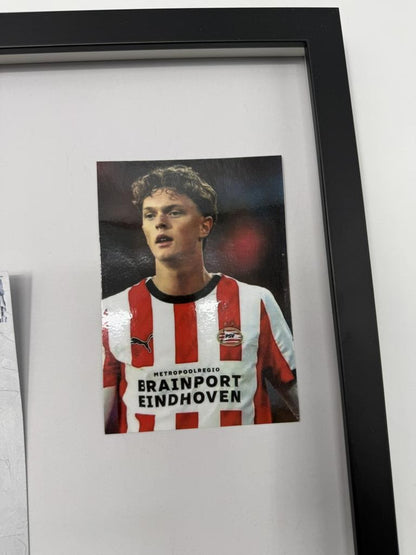 Kapitänsbinde Paul Wanner signiert im Rahmen PSV Eindhoven Autogramm