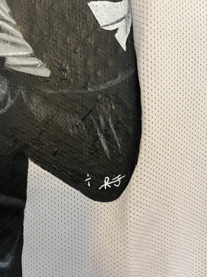 Leverkusen Shirt Portrait Florian Wirtz handgemalt und signiert Castore L