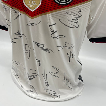 Deutschland Trikot WM 2014 Teamsigniert Autogramm DFB Weltmeister Adidas M